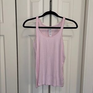 Lululemon Athletica Pink Ribbed Tank